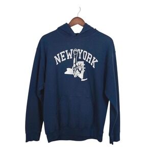 New York City Navy Blue Statue of Liberty Hoodie Sweatshirt